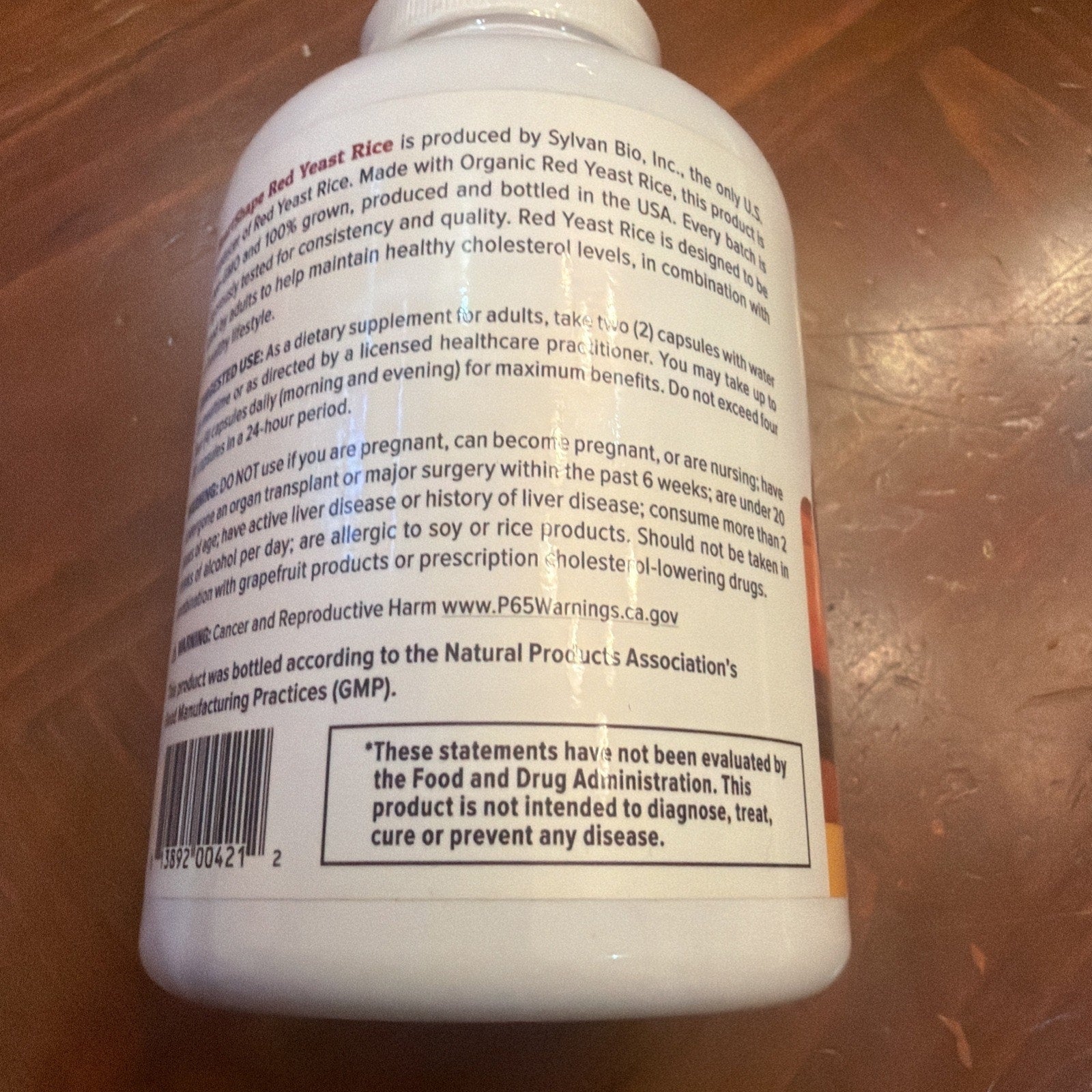 HeartShape Organic Red Yeast Rice 240 Capsules Heart Health Exp 11/2028 — Image 4
