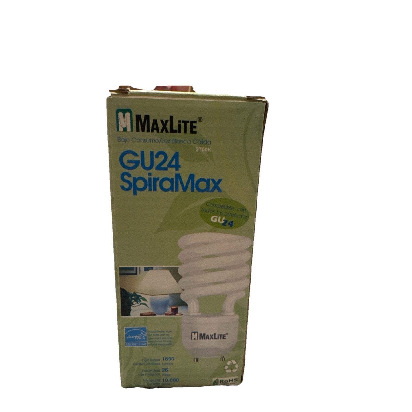 MaxLite SpiraMax GU24 26W CFL Bulb MLS26GUWW 100W Replacement Warm White