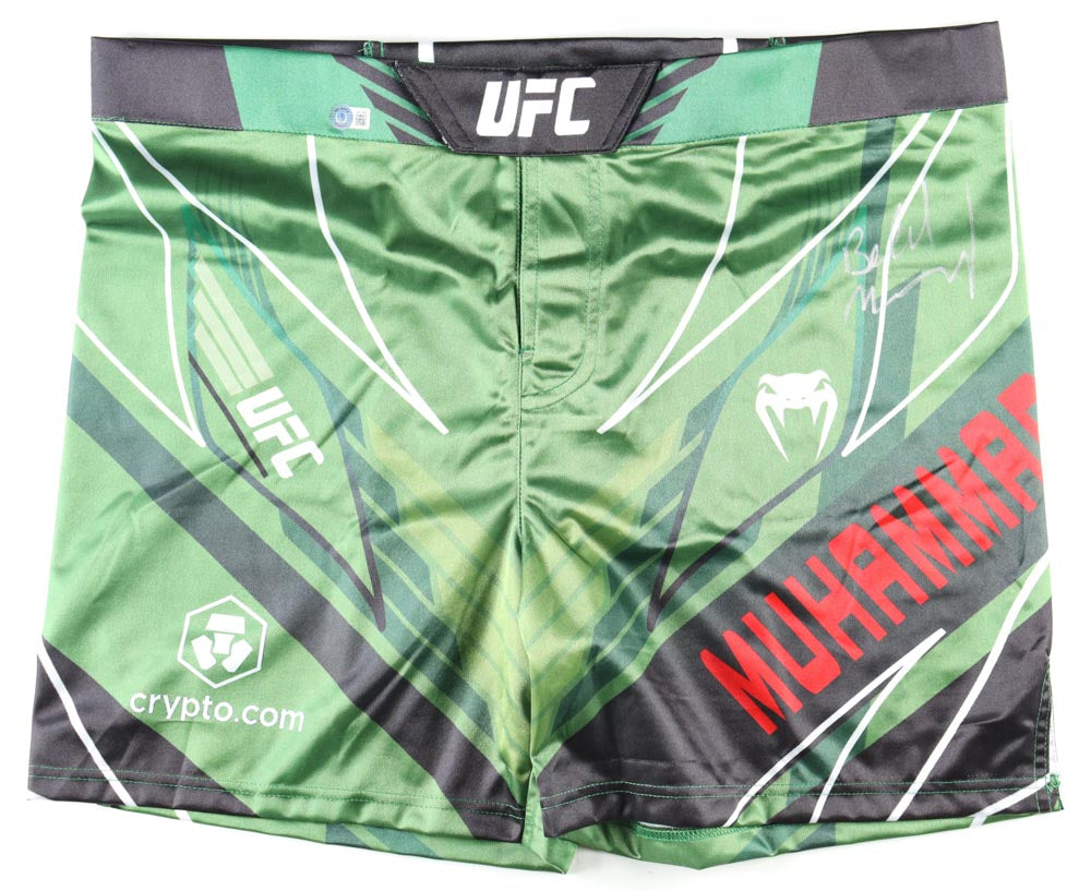 Belal Muhammad Signed UFC Trunks (Beckett) - Price Is Right Miami