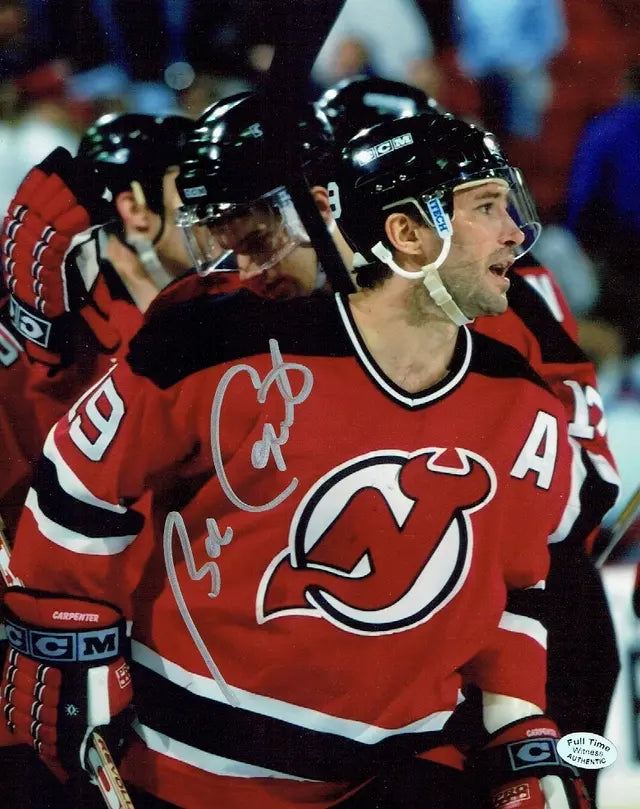 Bobby Carpenter New Jersey Devils Autographed 8x10 Photo Full Time coa - Price Is Right Miami