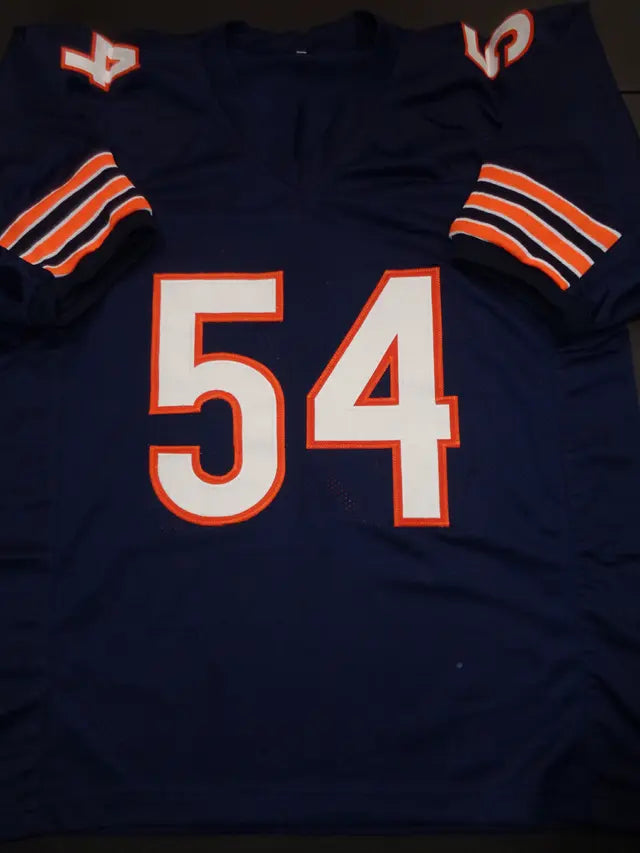 Brian Urlacher Chicago Bears Autographed Custom Football Jersey GA coa - Price Is Right Miami