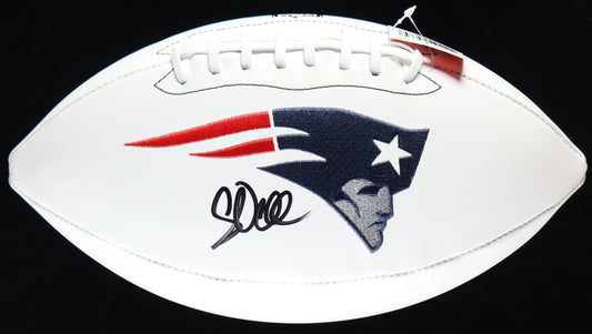 Corey Dillon Signed Patriots Logo Football (Beckett) - Price Is Right Miami