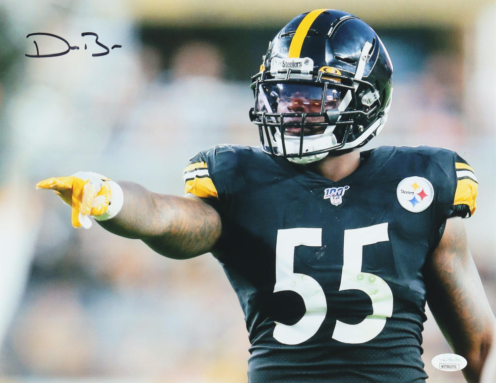 Devin Bush Jr. Signed Steelers 11x14 Photo (JSA) - Price Is Right Miami