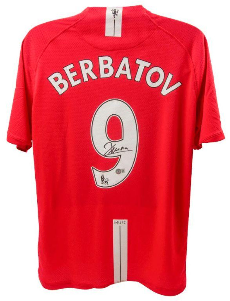 Dimitar Berbatov Signed Manchester United Jersey (Beckett) - Price Is Right Miami