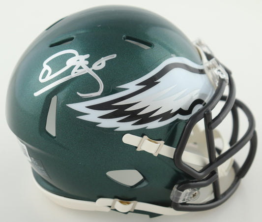 Donovan McNabb Signed Eagles Speed Mini Helmet (Beckett) - Price Is Right Miami