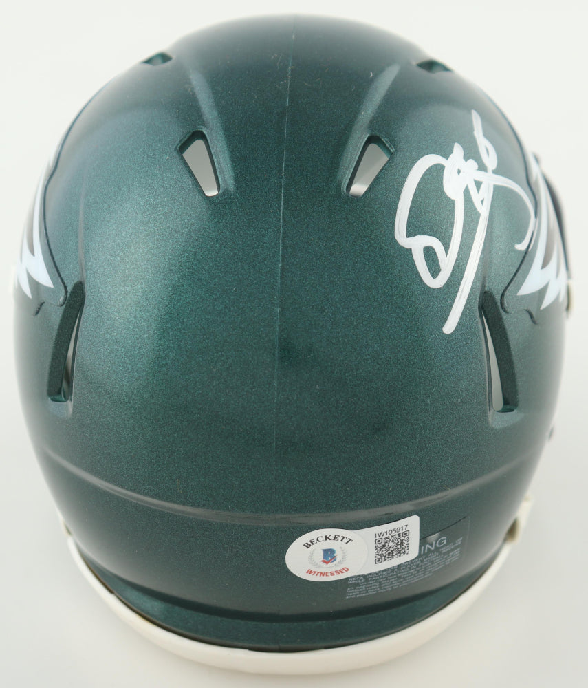 Donovan McNabb Signed Eagles Speed Mini Helmet (Beckett) - Price Is Right Miami