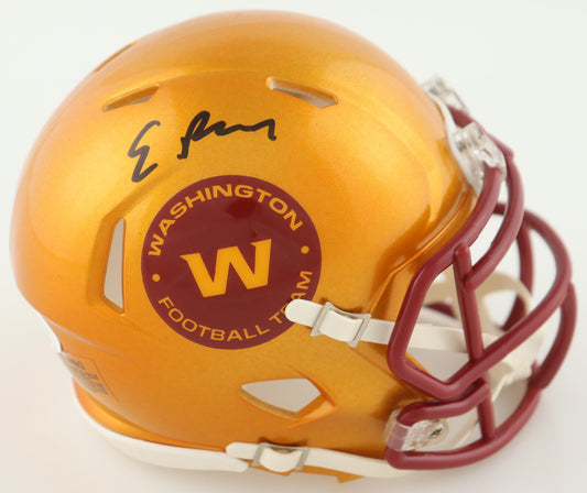 Emmanuel Forbes Jr. Signed Washington Flash Alternate Speed Mini Helmet (JSA) - Price Is Right Miami