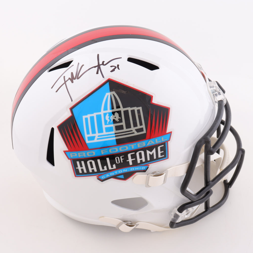 Frank Gore Signed Hall Of Fame Full-Size Speed Helmet (JSA) - Price Is Right Miami