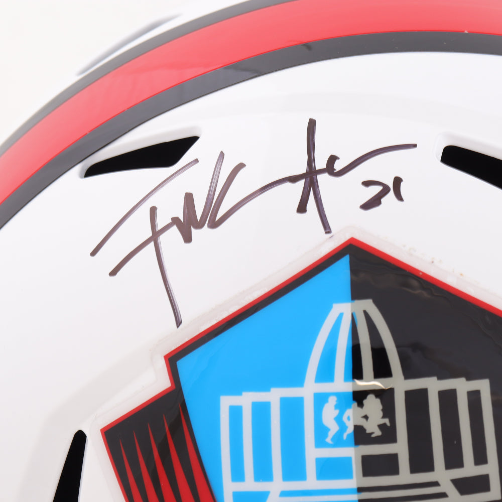 Frank Gore Signed Hall Of Fame Full-Size Speed Helmet (JSA) - Price Is Right Miami