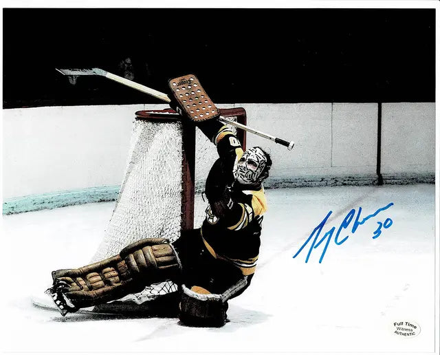 Gerry Cheevers Boston Bruins Autographed 8x10 Photo Full Time coa - Price Is Right Miami