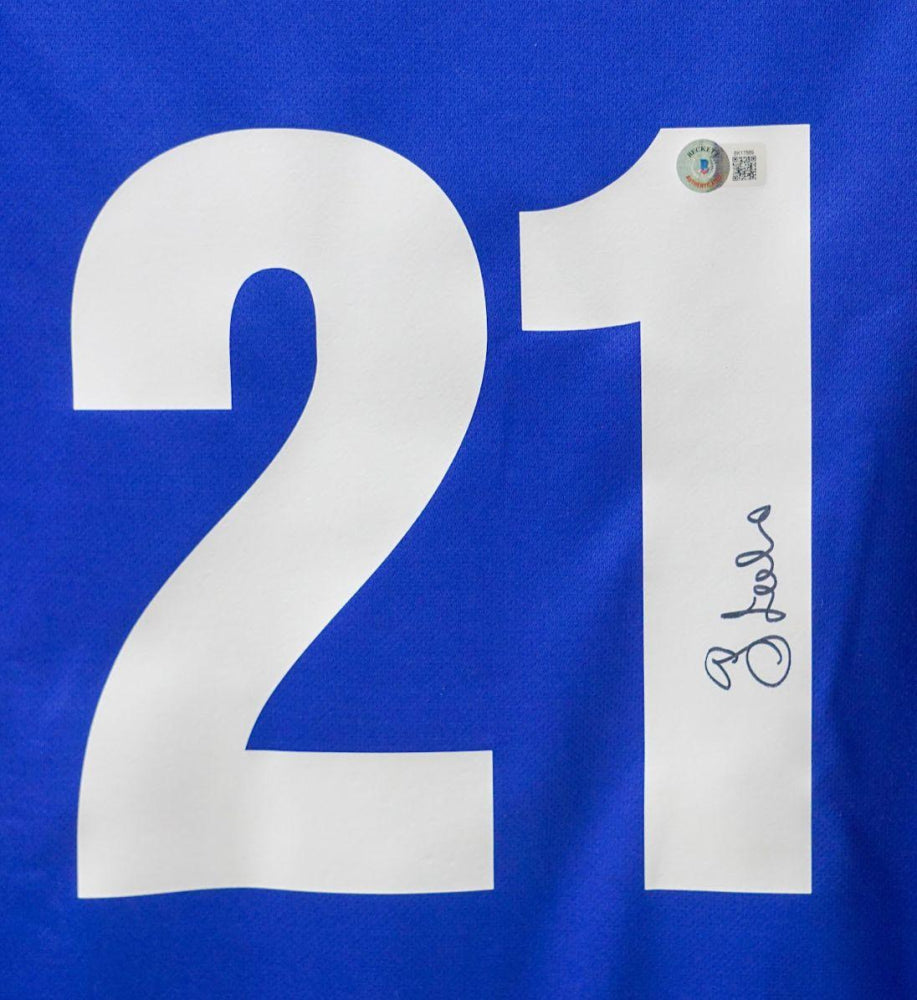 Gianfranco Zola Signed Italy National Team Jersey (Beckett) - Price Is Right Miami