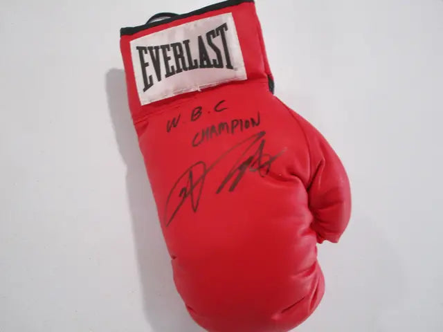 In Jin Chi signed autographed boxing glove Sig LOA - Price Is Right Miami