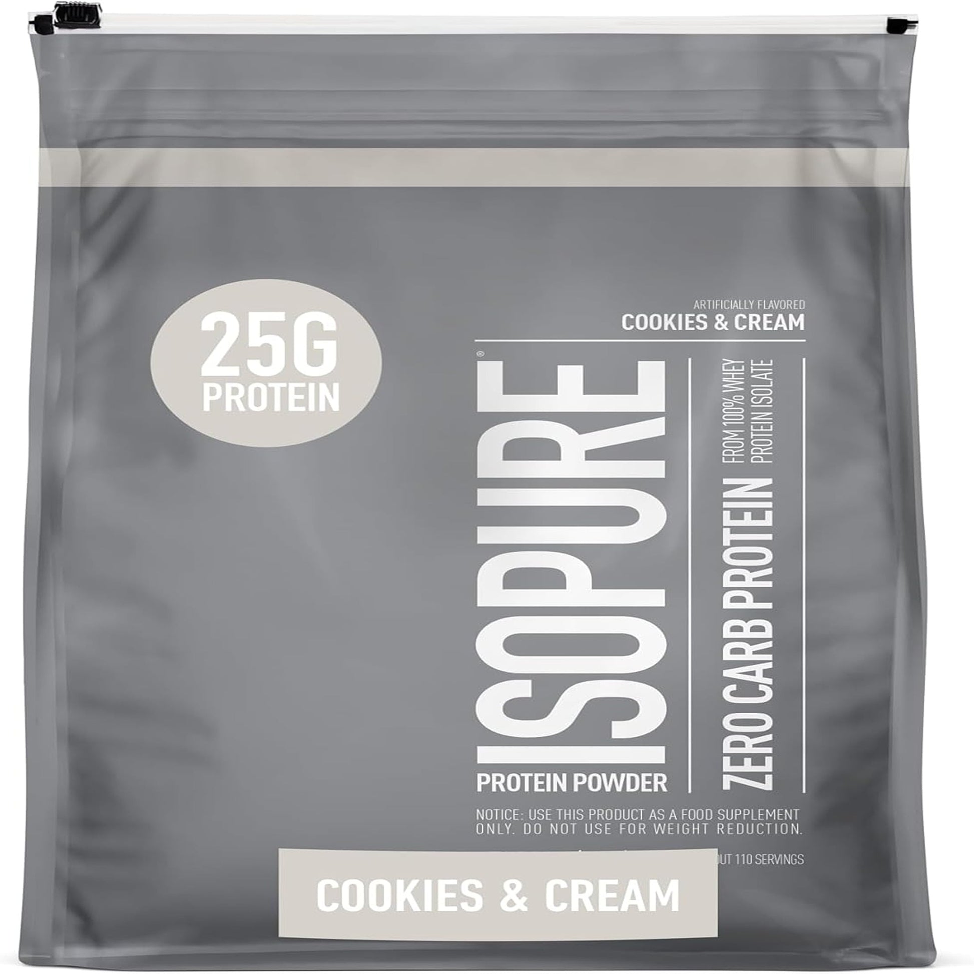Nature's Best Isopure Zero Carb Protein, Cookies & Cream, 7.5 lbs