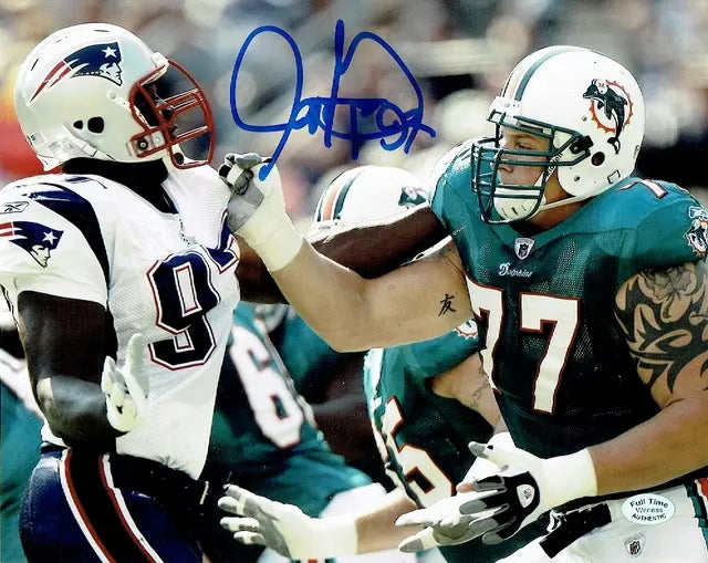 Jarvis Green New England Patriots Autographed 8x10 Photo Full Time coa - Price Is Right Miami