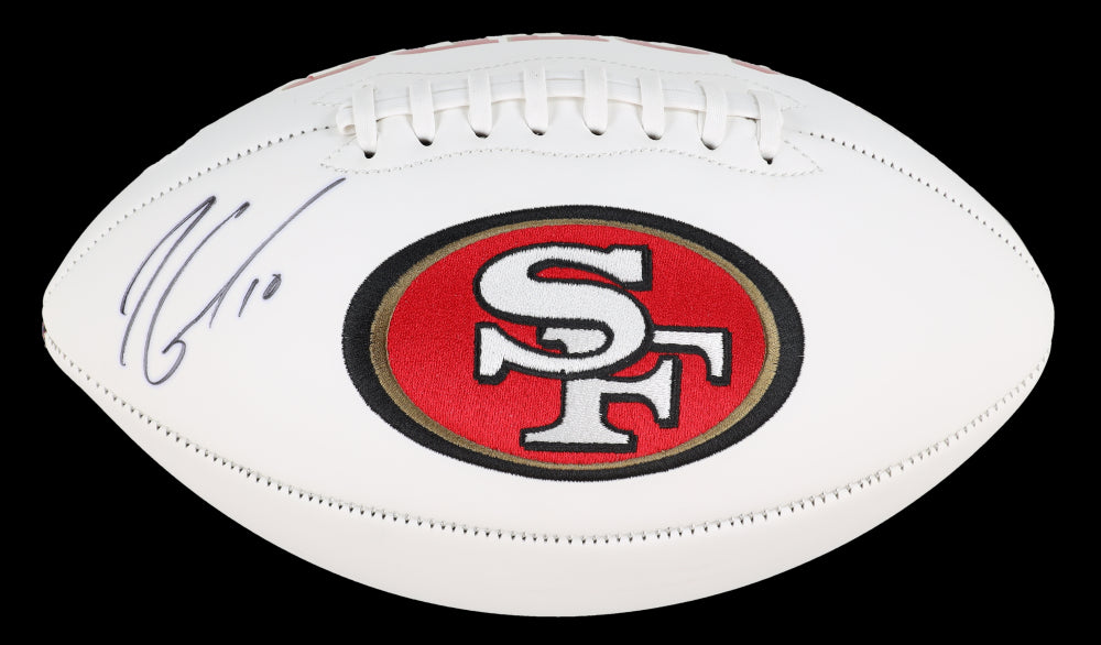 Jimmy Garoppolo Signed 49ers Logo Football (Fanatics & TriStar) - Price Is Right Miami