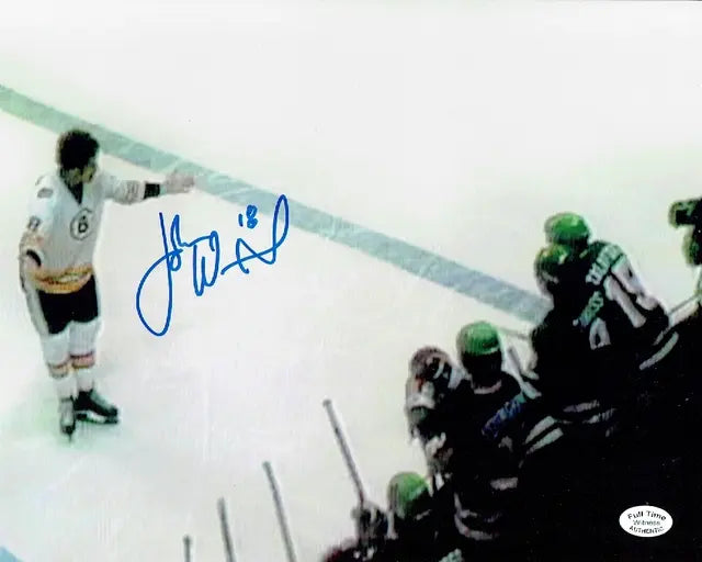 John Wensink Boston Bruins Autographed 8x10 Photo Full Time coa - Price Is Right Miami