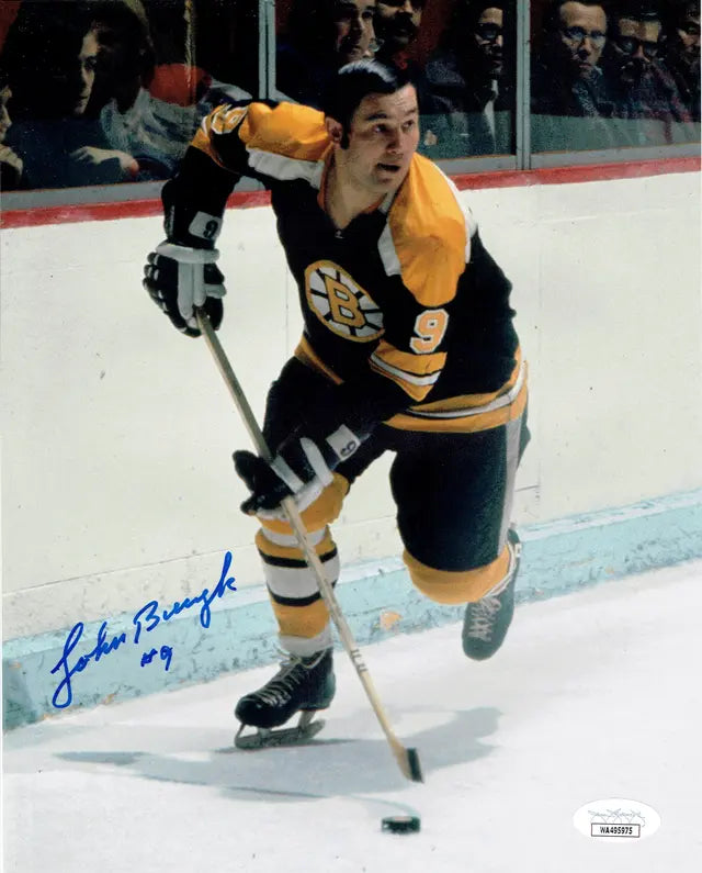 Johnny Bucyk Boston Bruins Autographed 8x10 Photo JSA W coa - Price Is Right Miami