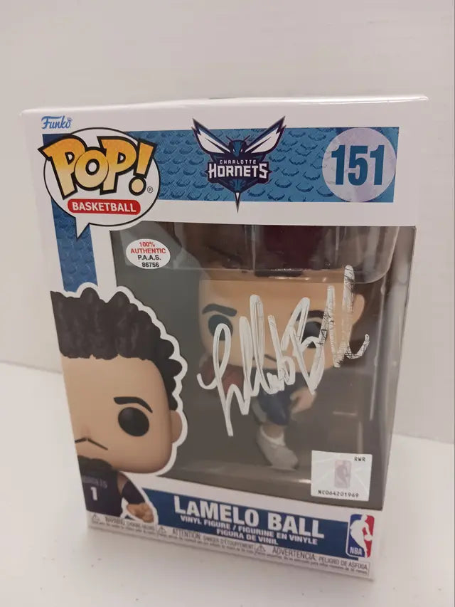 LaMelo Ball of the Charlotte Hornets signed autographed Funko Pop Figure PAAS COA 756 - Price Is Right Miami