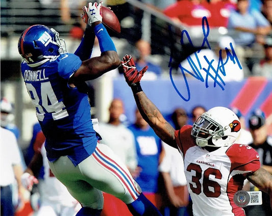 Larry Donnell New York Giants Autographed 8x10 Photo Beckett Holo - Price Is Right Miami