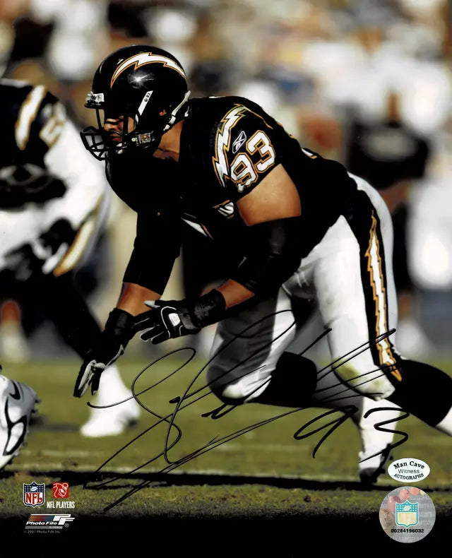 Luis Castillo San Diego Chargers Autographed 8x10 Photo Mancave coa - Price Is Right Miami