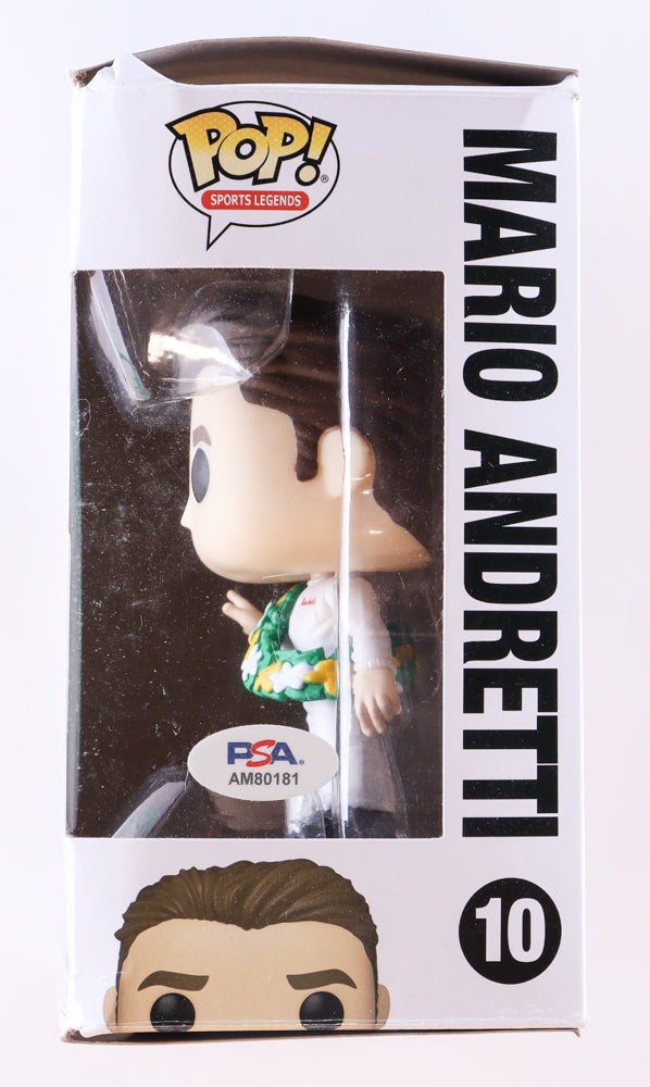 Mario Andretti Signed #10 Mario Andretti Funko Pop! Vinyl Figure (PSA) - Price Is Right Miami