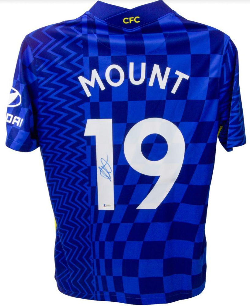 Mason Mount Signed Chelsea 2021 Home Jersey (Beckett) - Price Is Right Miami