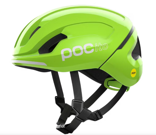 POC Pocito Omne MIPS Helmet (New in Box) 48-52 XS FLUORESCENT YELLOW / GREEN