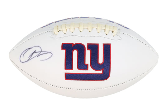 Odell Beckham Jr. Signed Giants Logo Football (JSA) - Price Is Right Miami