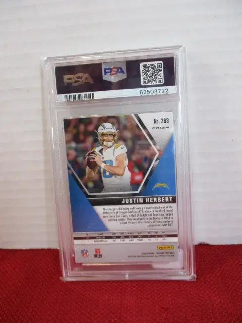 PSA Graded 2020 Justin Herbert #293 - Price Is Right Miami