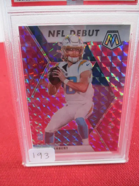 PSA Graded 2020 Justin Herbert #293 - Price Is Right Miami