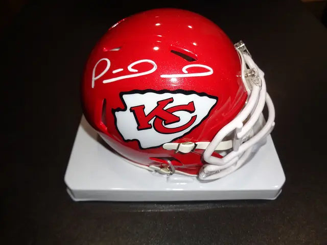 Patrick Mahomes Kansas City Chiefs Autographed Riddell Mini-Helmet GA coa - Price Is Right Miami