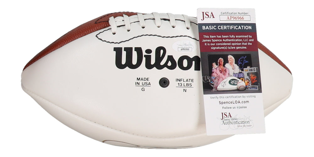 Phil Simms Signed NFL Football (JSA) - Price Is Right Miami