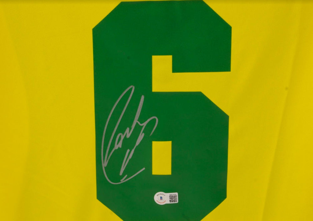 Roberto Carlos Signed Brazil Jersey (Beckett) - Price Is Right Miami