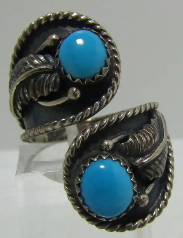 SLEEPING BEAUTY TURQUOISE RING STERLING SILVER - Price Is Right Miami