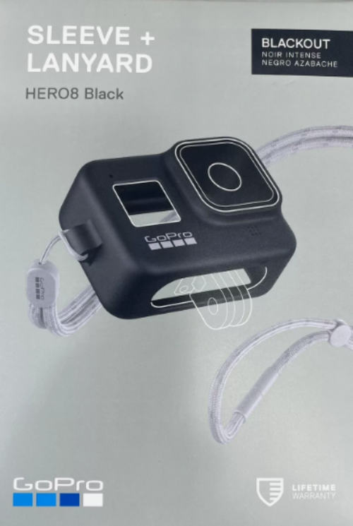 GOPRO SLEEVE + LANYARD HERO 8 (NEW IN BOX) Black