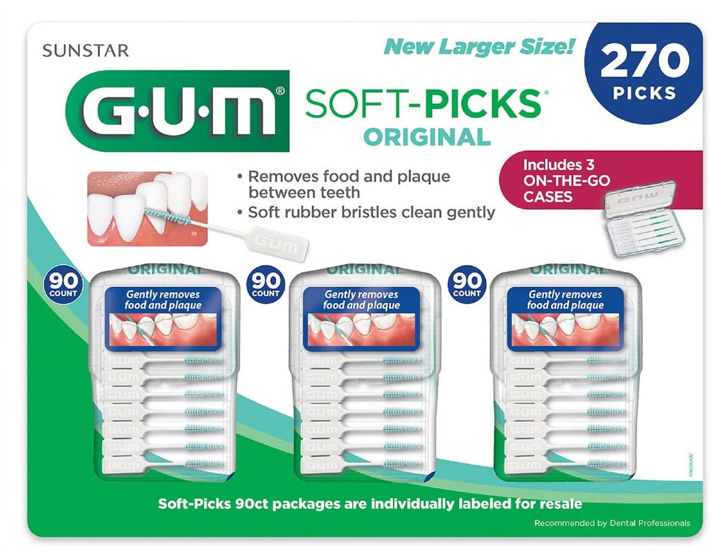 GUM Soft-Picks Original Dental Picks, 270 Count (official product image)