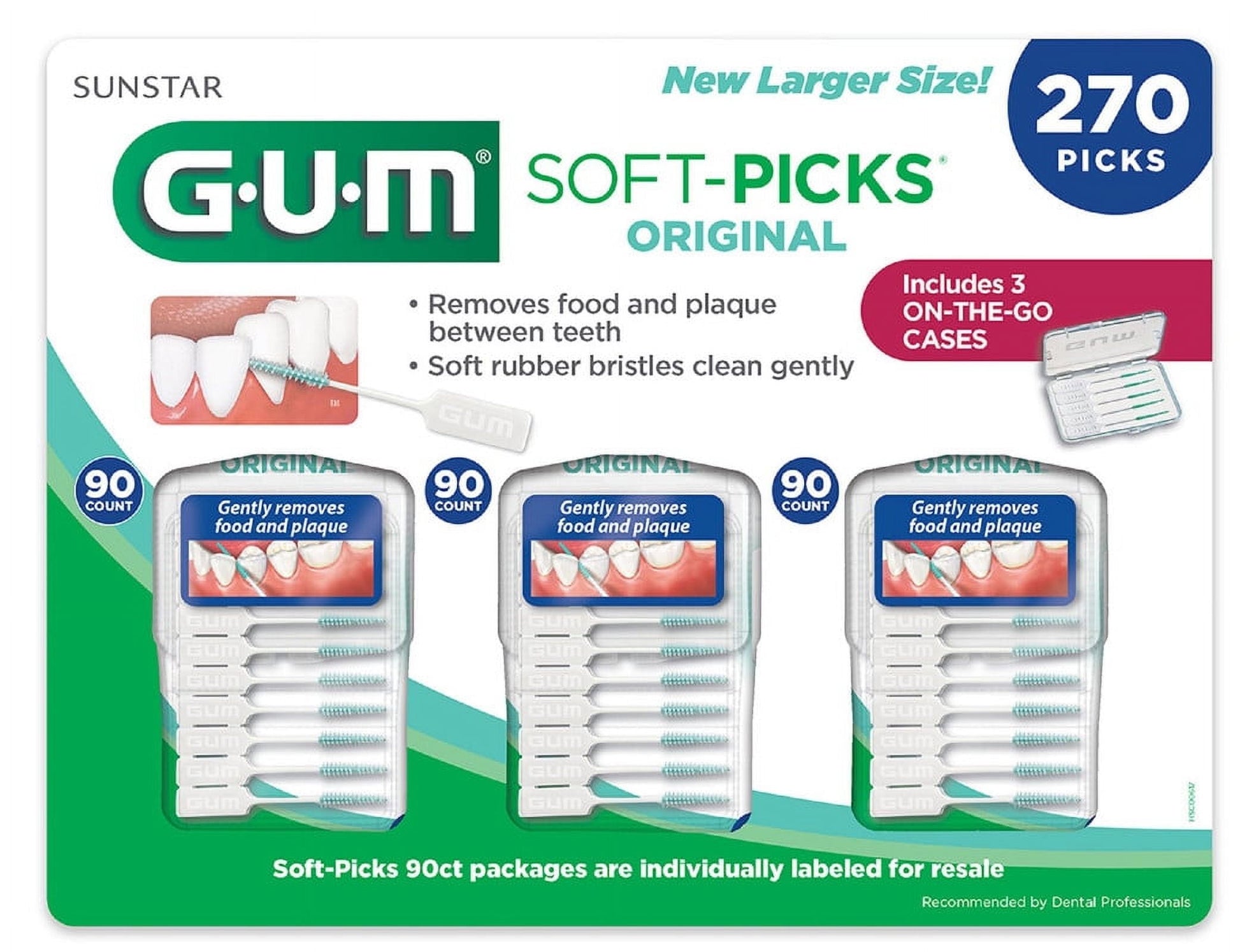 GUM Soft-Picks Original Dental Picks, 270 Count (official product image)