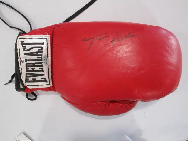 Tim Austin signed autographed boxing glove PAAS COA 334 - Price Is Right Miami