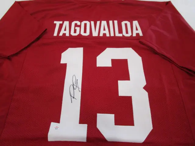 Tua Tagovailoa of the Alabama signed autographed football jersey PAAS COA 133 - Price Is Right Miami