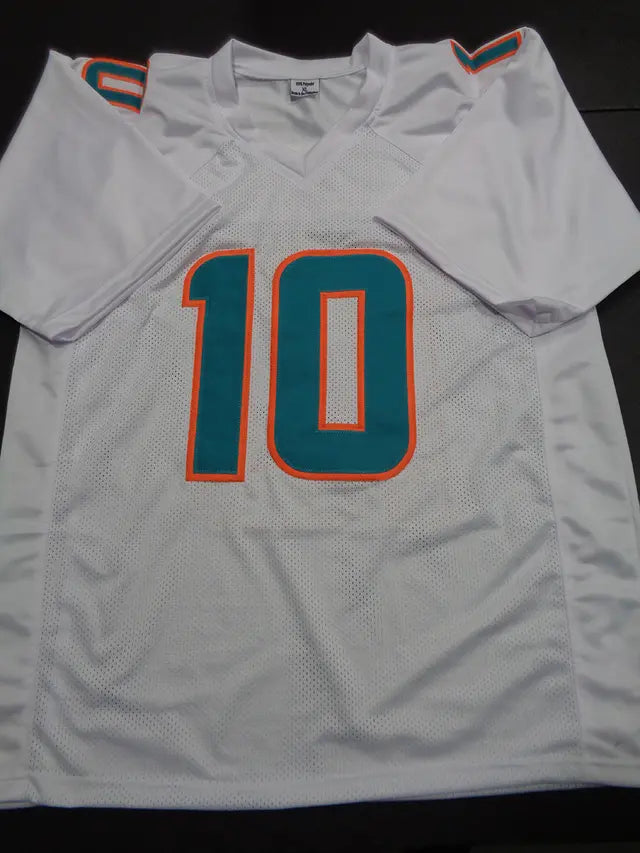 Tyreek Hill Miami Dolphins Autographed Custom Football Jersey GA coa - Price Is Right Miami