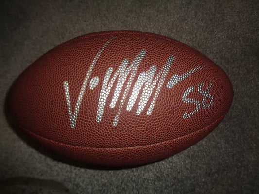 Von Miller Denver Broncos Autographed Wilson Football GA coa - Price Is Right Miami