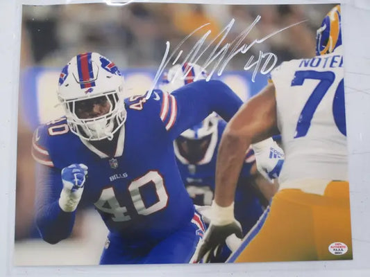 Von Miller of the Buffalo Bills signed autographed 8x10 photo PAAS COA 051 - Price Is Right Miami