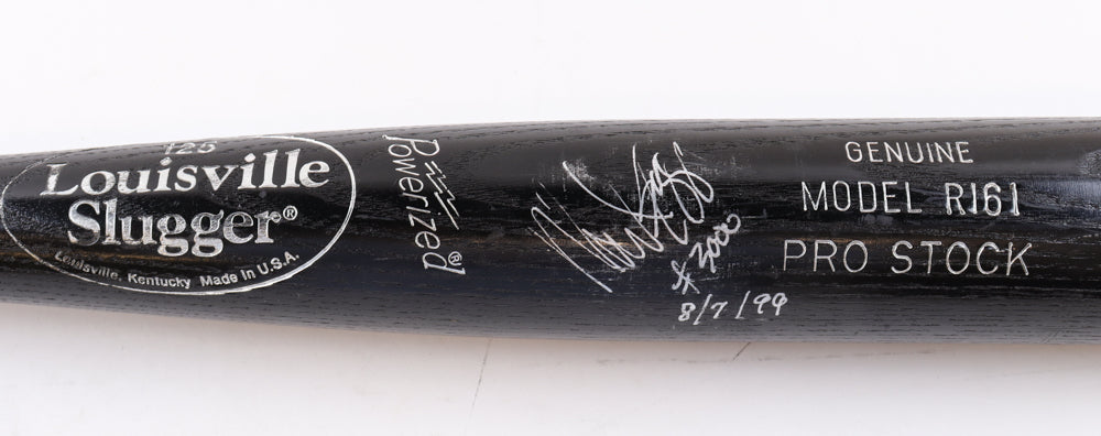 Wade Boggs Signed Louisville Slugger Baseball Bat Inscribed 