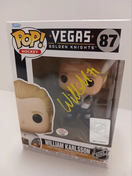 William Karlsson of the Vegas Golden Knights signed autographed Funko Pop Figure PAAS COA 406 - Price Is Right Miami