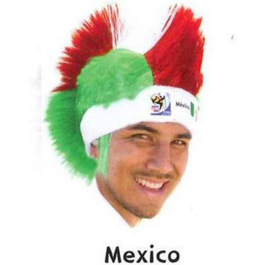 Official FIFA Soccer Mohawk Wig 25-Count Case Pack – Mexico – Vintage/Collectible (2010 Collection)