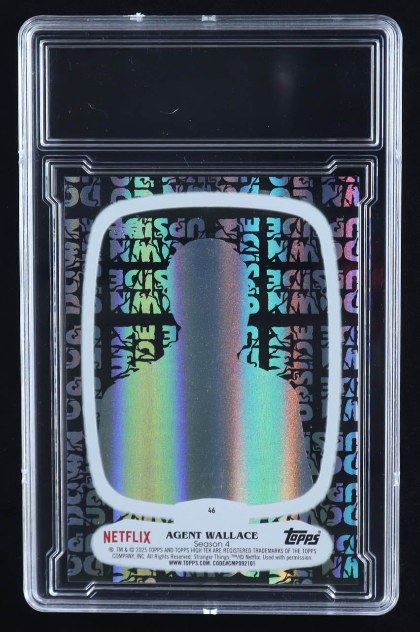 Agent Wallace 2024 Stranger Things High Tek Yellow 1 of 1, Sports Card