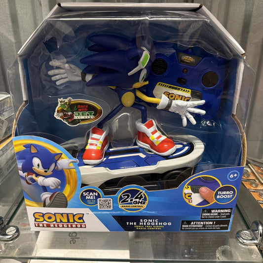 Sonic The Hedgehog Free Rider RC Radio Remote Control Skateboard Turbo Boost NEW