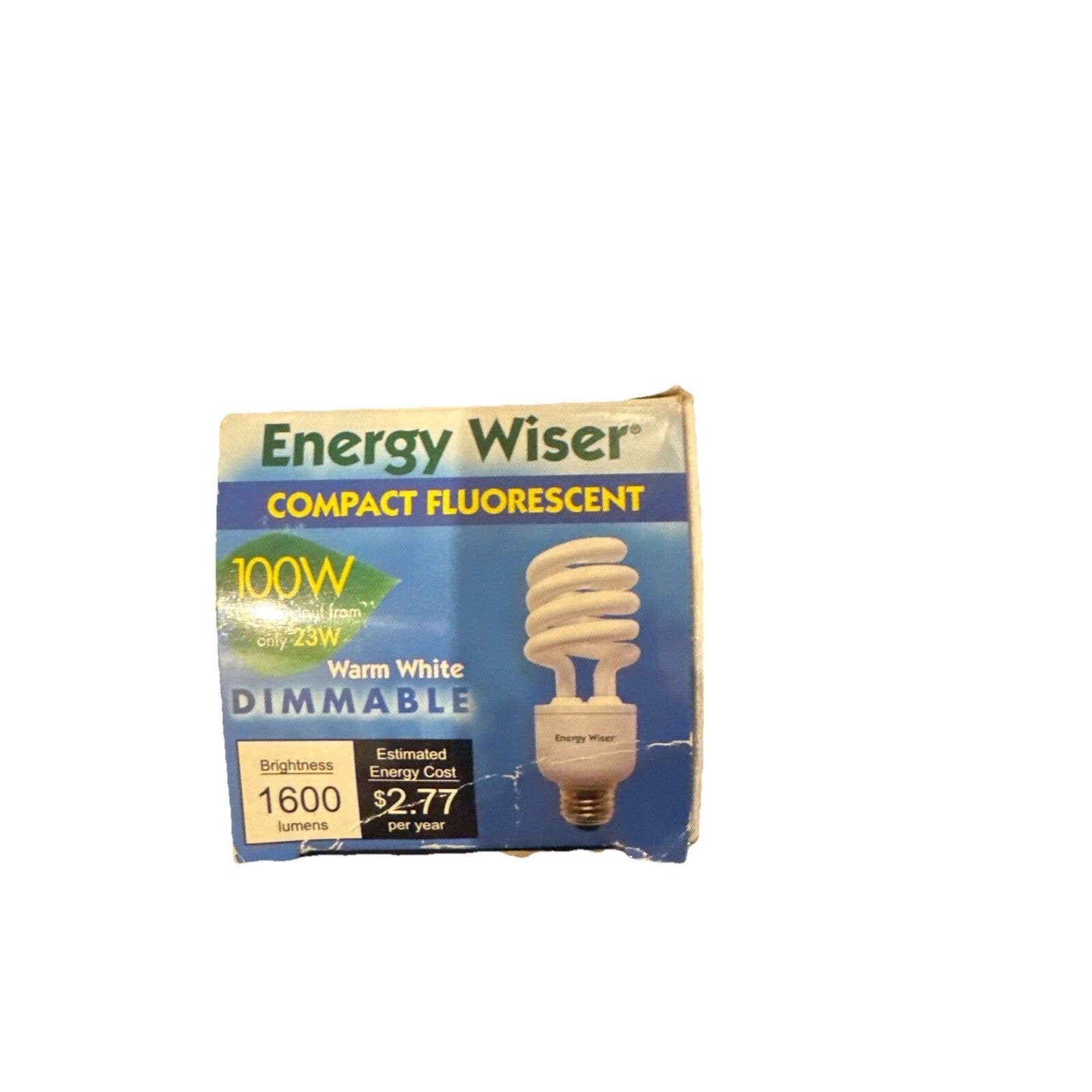 Energy Wiser 23W Dimmable CFL Bulb 100W Eq 1600lm Warm White Spiral E26 — Image 3