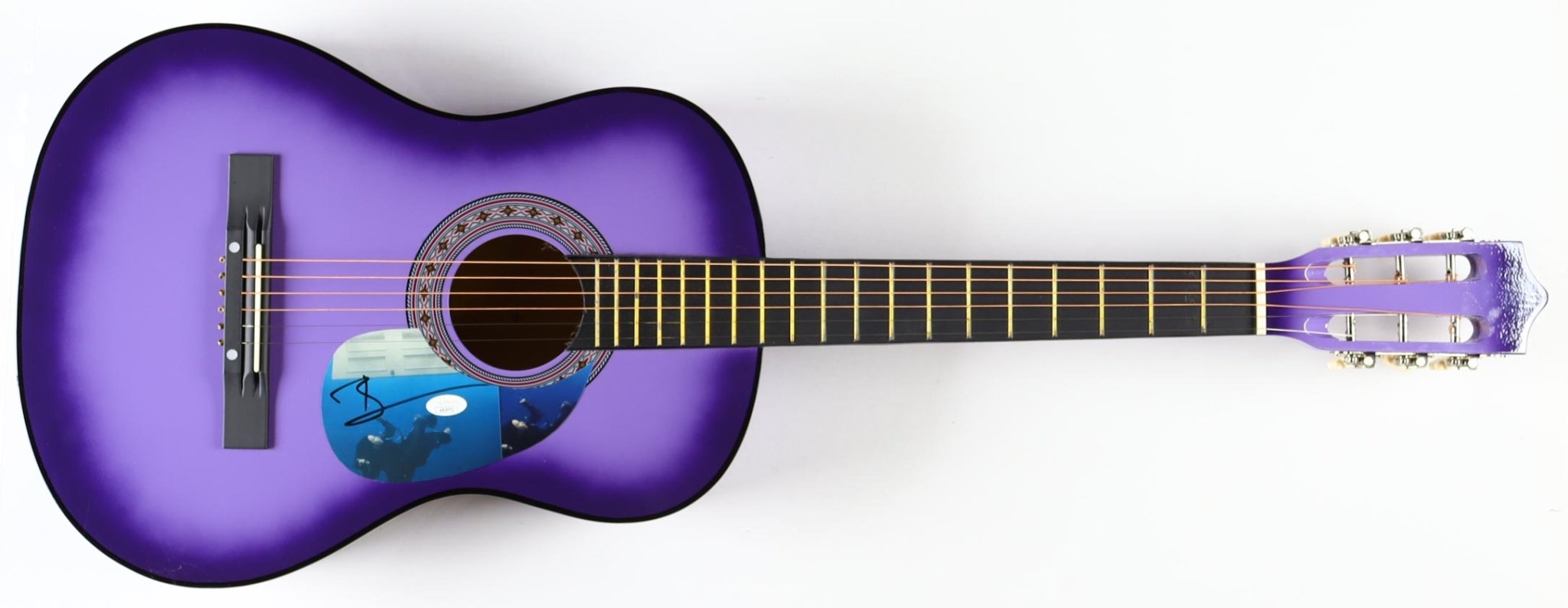 Billie Eilish Signed 38 Inch Acoustic Guitar Display Memorabilia JSA - Price Is Right Miami