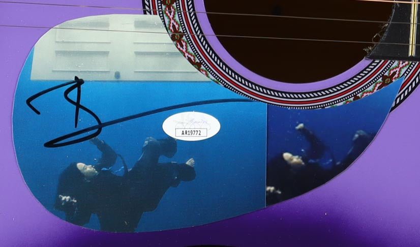 Billie Eilish Signed 38 Inch Acoustic Guitar Display Memorabilia JSA - Price Is Right Miami